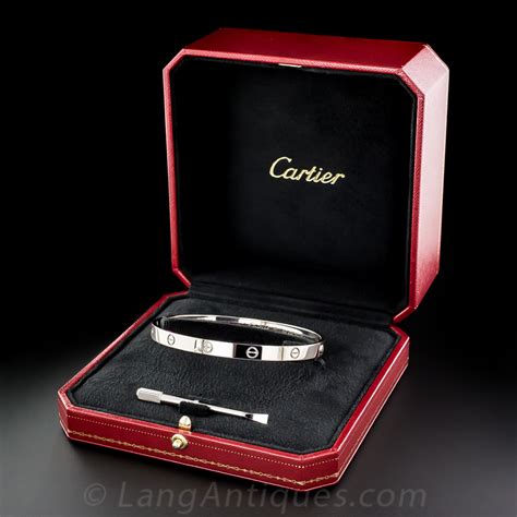 inside of cartier love bracelet|cartier love bracelet with screwdriver.